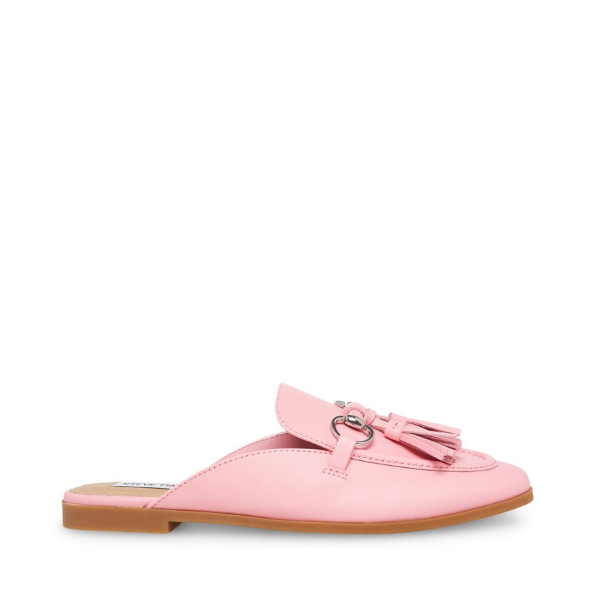 Pink Steve Madden Cayler Leather Women\'s Mules | PH 3150XPL